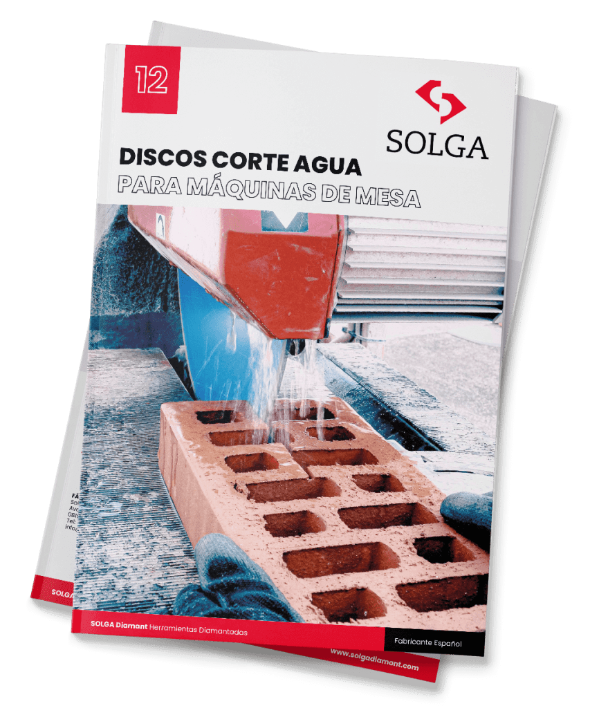 Catálogo discos de corte de agua